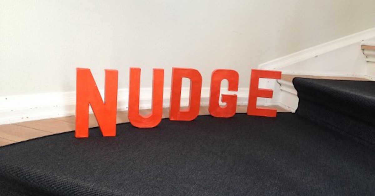 Nudge designs implemented: How to push people to joyfulness